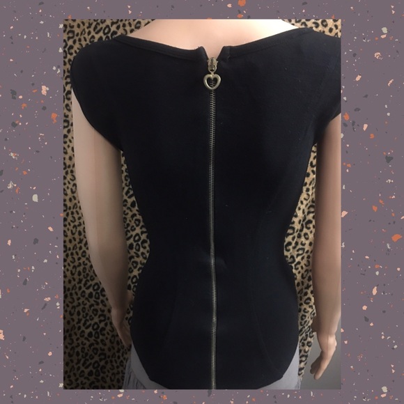 RECTANGLE BLANC PARIS BLACK CORSET TOP - Picture 3 of 7